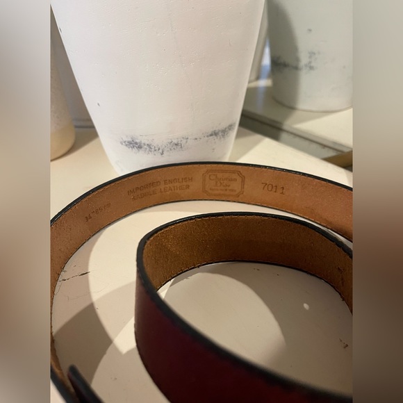 Christian Dior Vintage leather belt - Picture 7 of 16